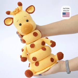 Patron de crochet girafe (français) / Patron de crochet girafe Amigurumi tutoriel PDF