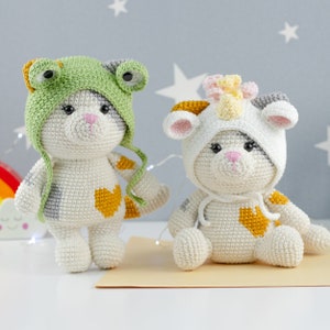 Häkelanleitung Katze (Englisch)/ Häkelanleitung Katze Amigurum/ PDF-Anleitung für eine Katze