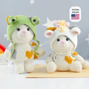 Crochet Pattern Cat (English)/ Crochet cat PATTERN Amigurum/ Cat pattern pdf tutorial