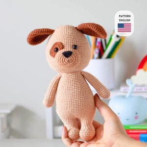 Crochet Pattern Dog (English)/ Crochet Dog PATTERN Amigurumi Dog pattern pdf tutorial