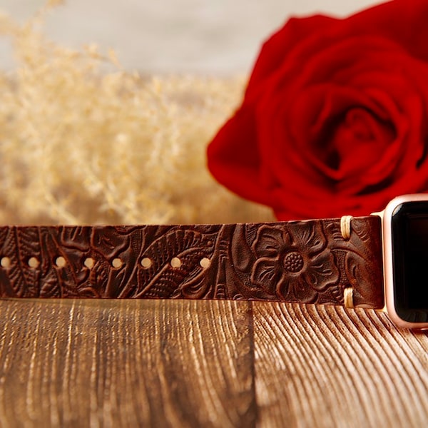 Apple Watch Band, Leather Apple Watch Band, Leather Watch Band, iWatch Band, Series 1 2 3 4 5 6 7 8 9 SE, 49-45-44-42mm, 41-40-38mm.