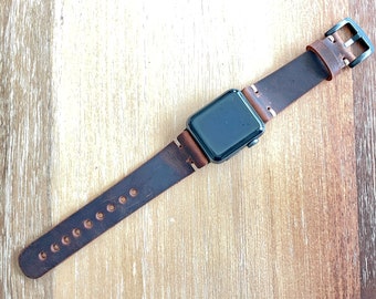Apple Watch Band, Leather Apple Watch Band, Leather Watch Band, iWatch Band, Series 1 2 3 4 5 6 7 8 9 SE, 49-45-44-42mm, 41-40-38mm.