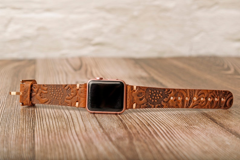 Leather Apple Watch Band 4149464442453840 Mm, Custom Leather