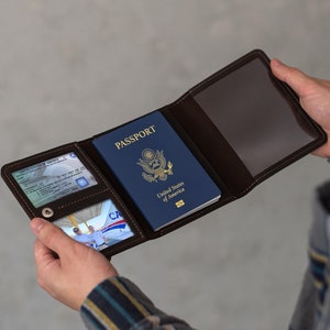 Portadocumentos de piloto de cuero, Porta licencia de piloto, Cartera para pasaporte de piloto, Funda para pasaporte de piloto, Libro de registro de piloto de cuero, Regalos para piloto