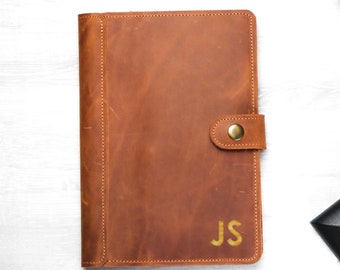 Refillable notebook a5,Personalized leather journal,Leather diary,Traveler's notebook cover,Leather journal refillable
