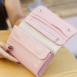Cartera de mano de cuero personalizada, Cartera grande de cuero, Cartera de cuero para teléfono, Cartera de cuero personalizada para mujer, Cartera de mano con monograma