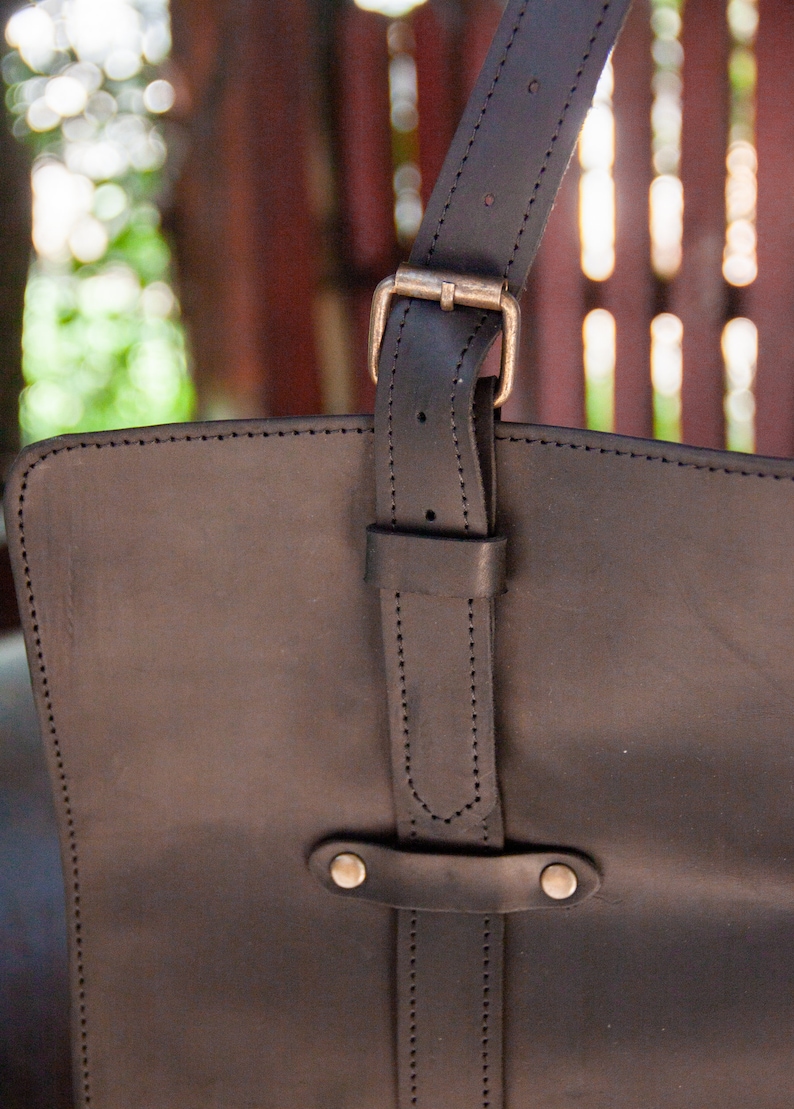 LeatherByKate Firewood Carrier