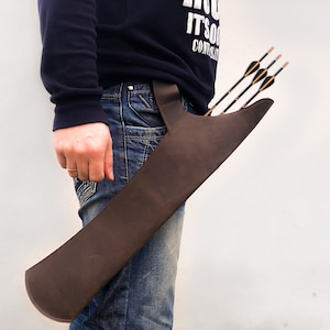 Pfeilköcher,Pfeilhalter aus Leder,Bogenköcher,Jagdköcher,Bogenschießen Köcher aus Leder,Pfeiltasche,Köcher für Pfeile