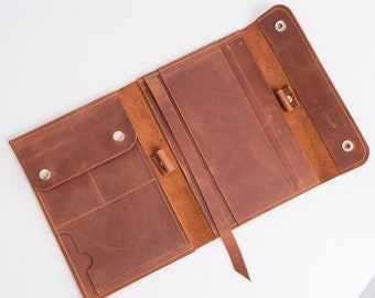 Customized leather bible cover, Personalized bible cover, Leather bible case, Bible cover with name, Bible cover with pockets, Bible sleeve