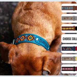 Boho dog collar,Engraved dog collar,Unique dog collar,Boy dog collar,Western dog collar,Leather dog collars,Personalized leather collar