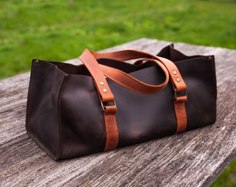 Leather garden tool bag, Personalized tool bag, Custom leather tool pouch, Leather tool carrier, Engraved tool bag, Leather tool storage