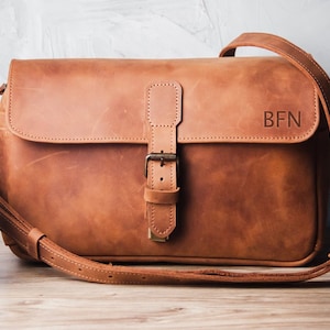 Personalisierte Kameratasche,Leder Kameratasche,Kameratasche,Crossbody Kameratasche,Kamera Messengerbag,Canon Kameratasche,DSLR Kameratasche,Personalisierte Kameratasche