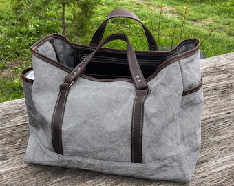 Bolsa de herramientas de lona grande, bolsa de herramientas de lona, bolsa de herramientas personalizada, bolsa de transporte al aire libre, almacenamiento de herramientas de jardín, bolsa de herramientas de floristería, bolsa de herramientas para hombres