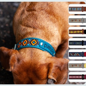 Boho dog collar,Engraved dog collar,Unique dog collar,Boy dog collar,Western dog collar,Leather dog collars,Personalized leather collar