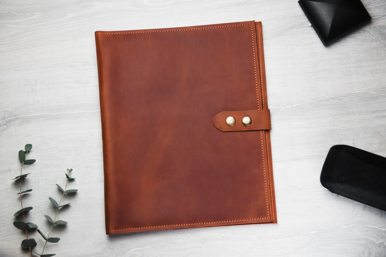 Leather Ipad Organizercase for Ipad Air 4personalized Etsy
