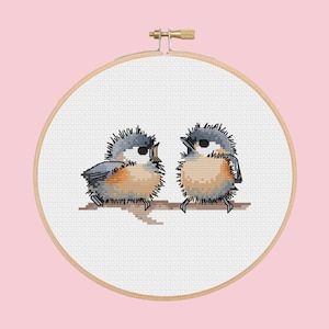 birds - cross stitch pattern