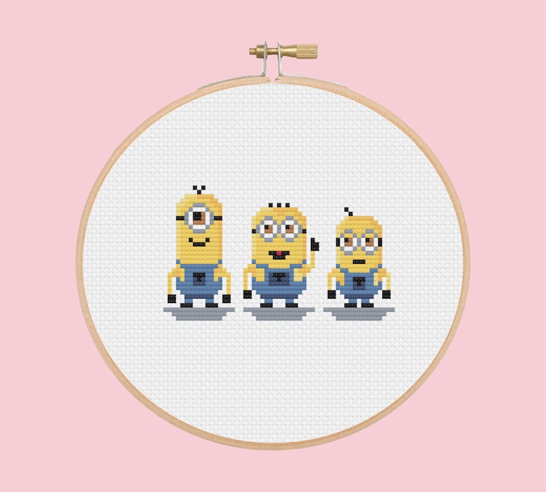 Minions Cross Stitch Pattern | Etsy