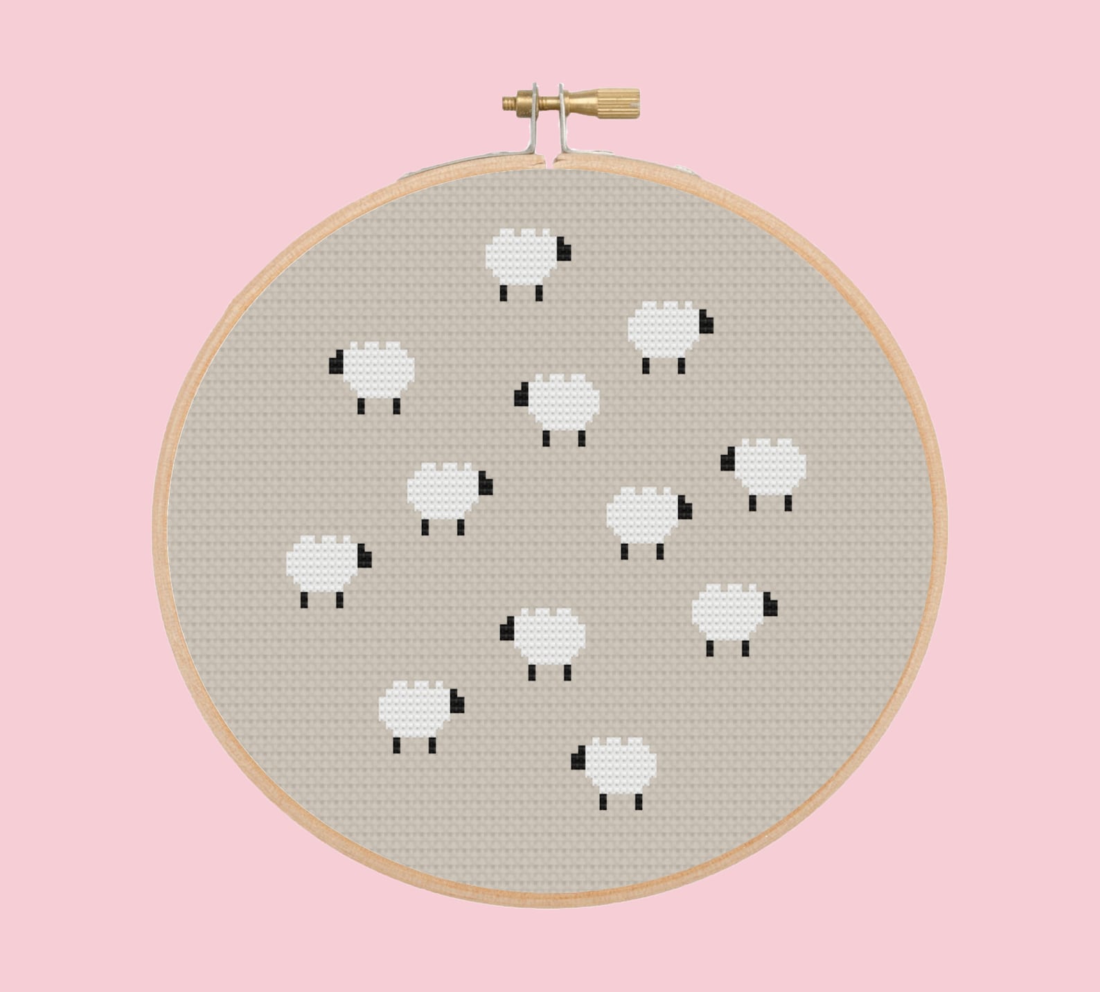 Sheep cross stitch pattern Etsy