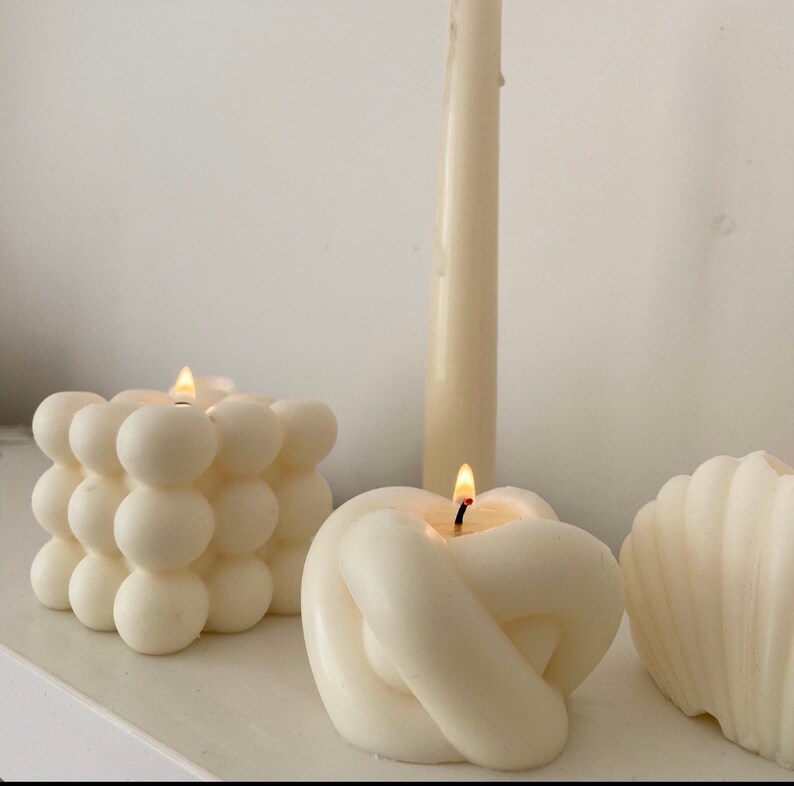 Bubble Unique candle design small gifts shapes special soy Etsy