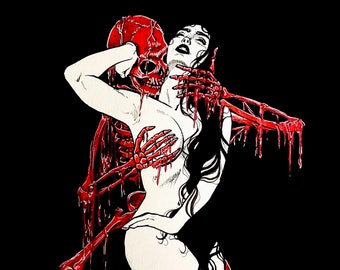 Gothic Crimson Peak Illustration (PRINT)