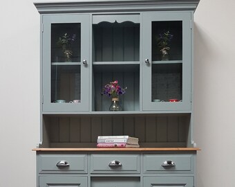 Sold Large Solid Pine Welsh Dresser Etsy