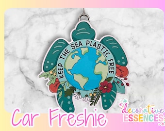 Keep the sea Plastic Free Car Freshie, Car Scent, Air Freshener