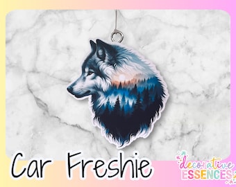 Wolf Car Freshie, Car Scent, Air Freshener