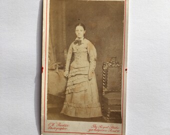 Carte De Visite Vintage Victor Hugo Par Carjat - Tirage Albuminé Circa 1877