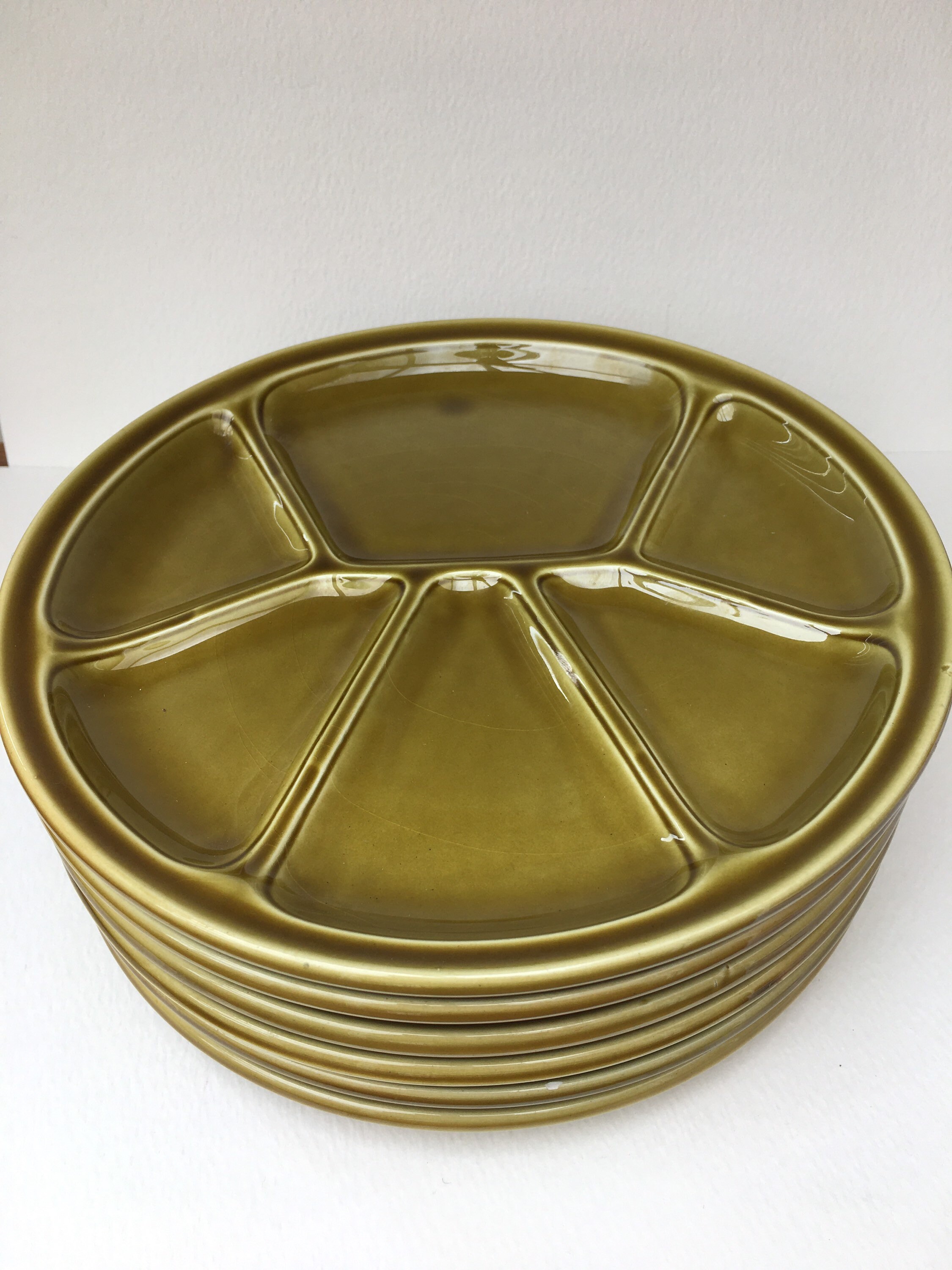 French Gien Fondue Buffet Plates for Picnic or Summer Dining Etsy UK