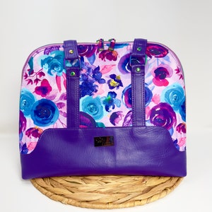 Borsa bowler Boronia - Viola floreale