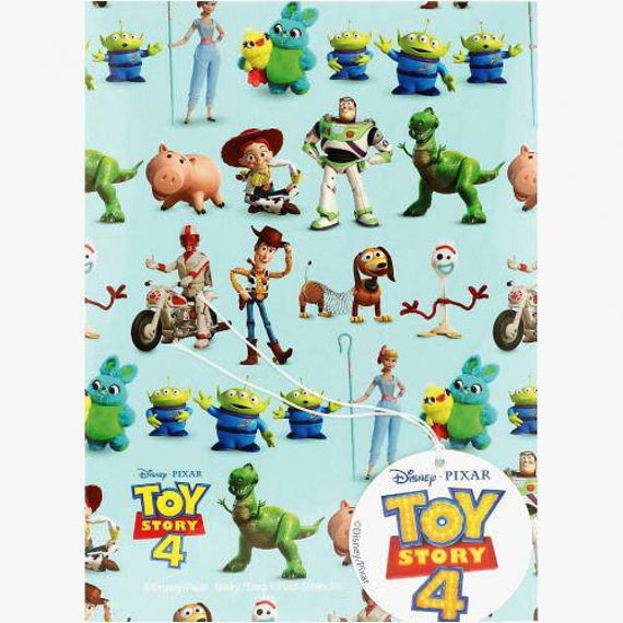 Pack of 16 Disney Toy Story 4 Gift Wrap. Etsy