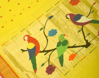 Paithani Cotton handloom saree