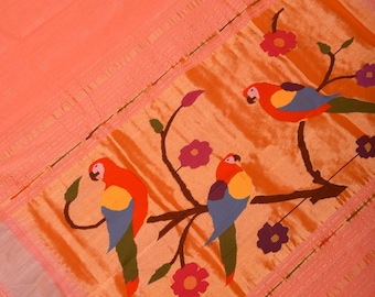 Paithani Cotton handloom saree