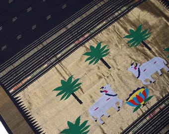 Paithani Cotton handloom saree