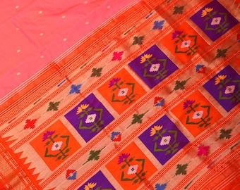 Paithani Pure silk handloom saree