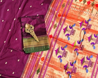 Paithani pure silk handloom saree