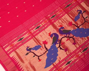 Paithani Cotton handloom saree