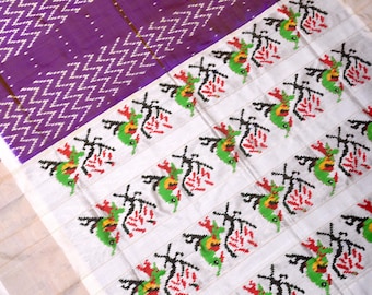 Pochumpalli Ikkat Pure Silk Handloom Saree