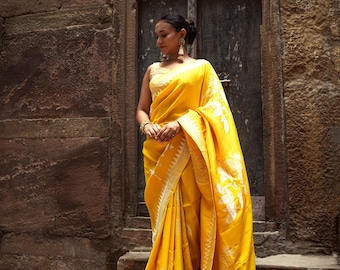 Tussar Georgette Saree