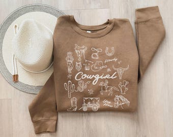 カウガールクルーネックフリース