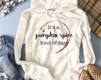 パンプキンスパイスパーカースウェットシャツ、秋服、秋服