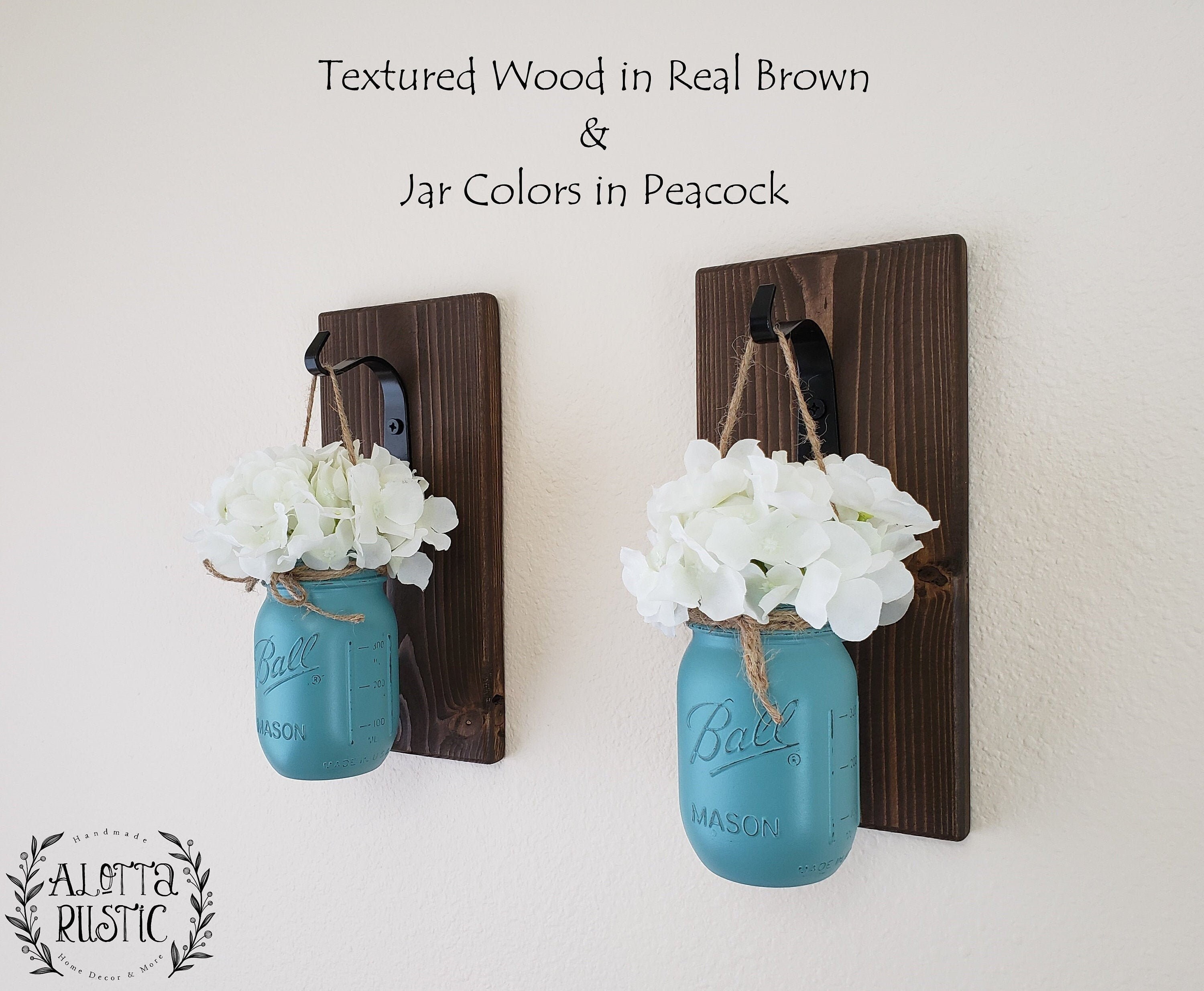 Pair of Rustic Wall Hangings Rustic Wall Decor Country Living Etsy