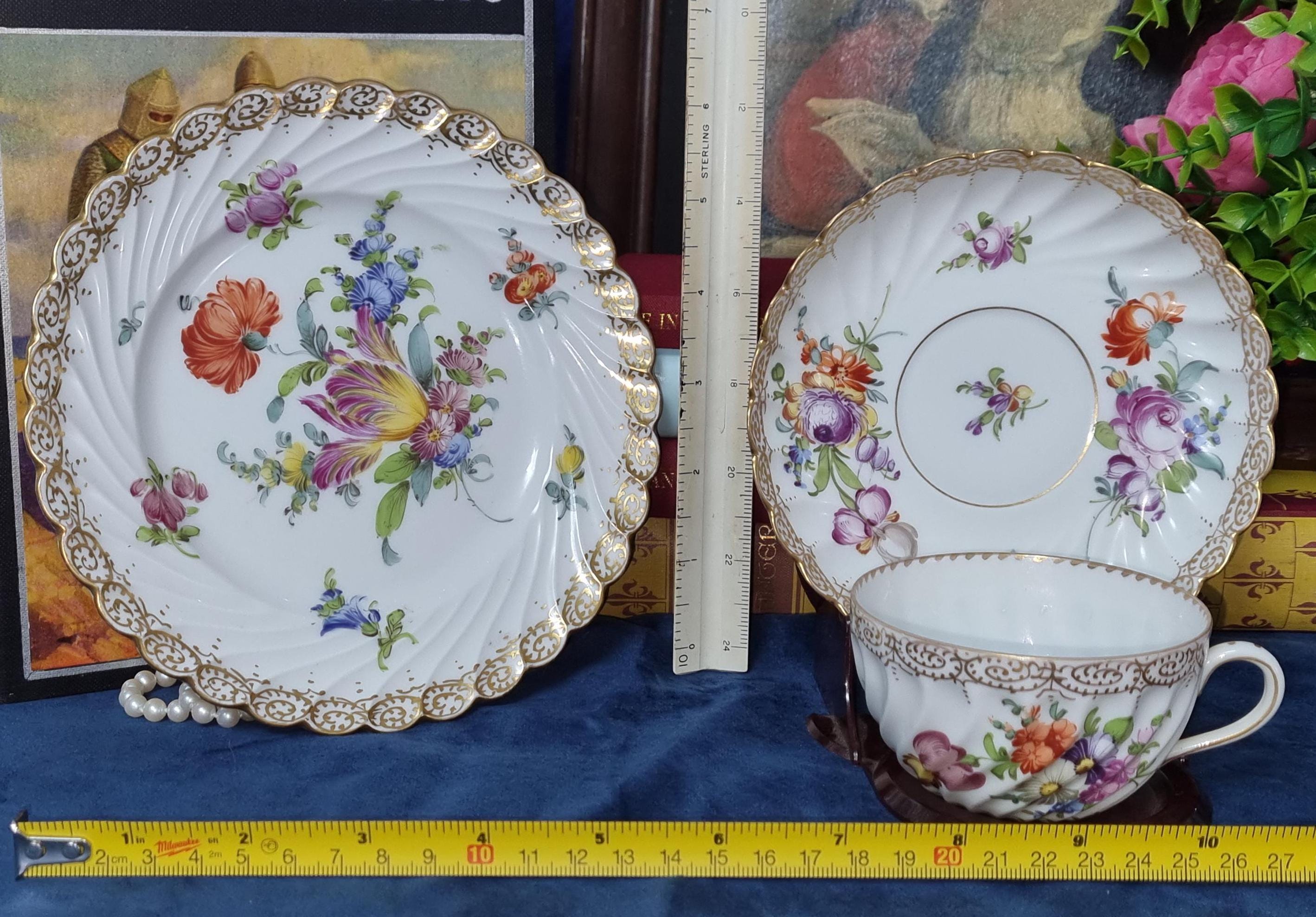 Dresden Tea Trio - Etsy