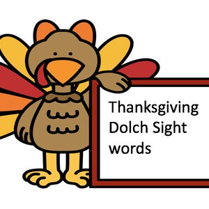 Thanksgiving Sight Words . *******Growing Bundle********