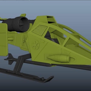 GI Joe Skyhawk Classified Scale 3d Models