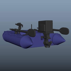 Modello 3D del mezzo da sbarco notturno GI Joe
