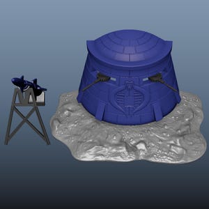 Cobra Bunker GI Joe Classified scale stl model