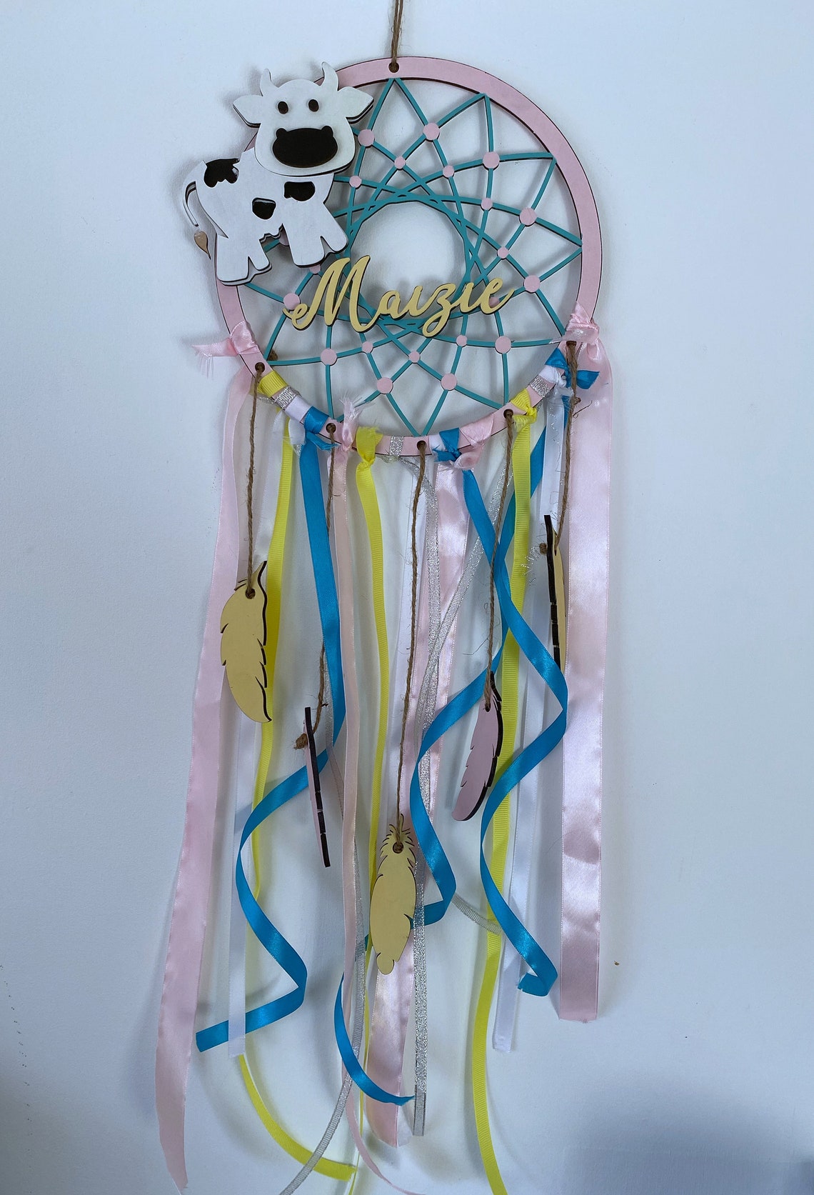 Atrapasueños temático de vacas dreamcatcher de madera regalo | Etsy