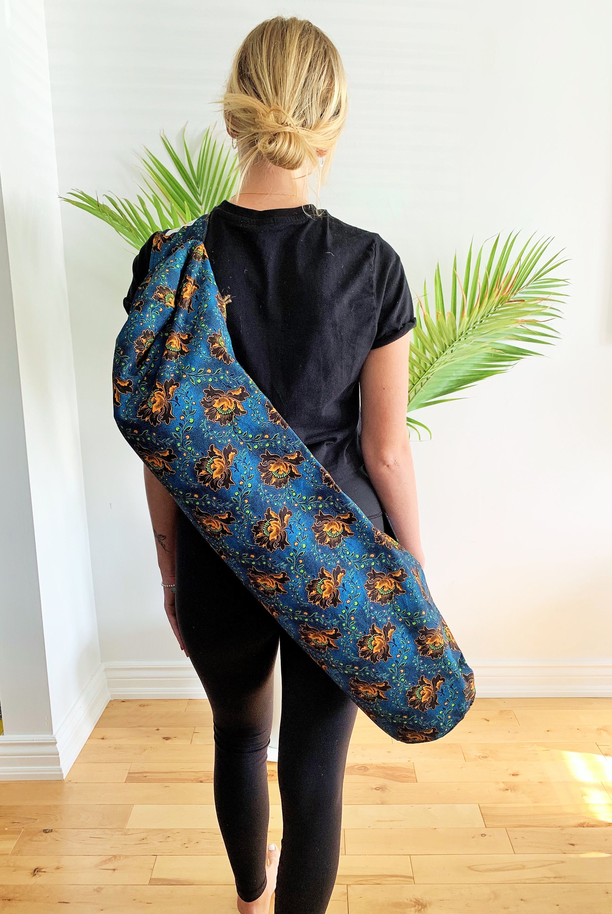Lotus Yoga Mat Tasche Mandala Yoga Mat Bag Yoga Tasche XL Etsy