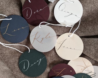 Personalized Calligraphy Gift Tags | Christmas Gift Tags | Calligraphy Name Tags | Place Cards | Name Cards | Hand-lettered Gift Tags